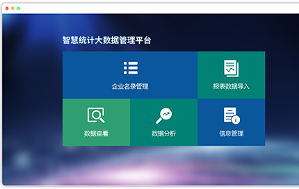 智慧统计大数据管理平台